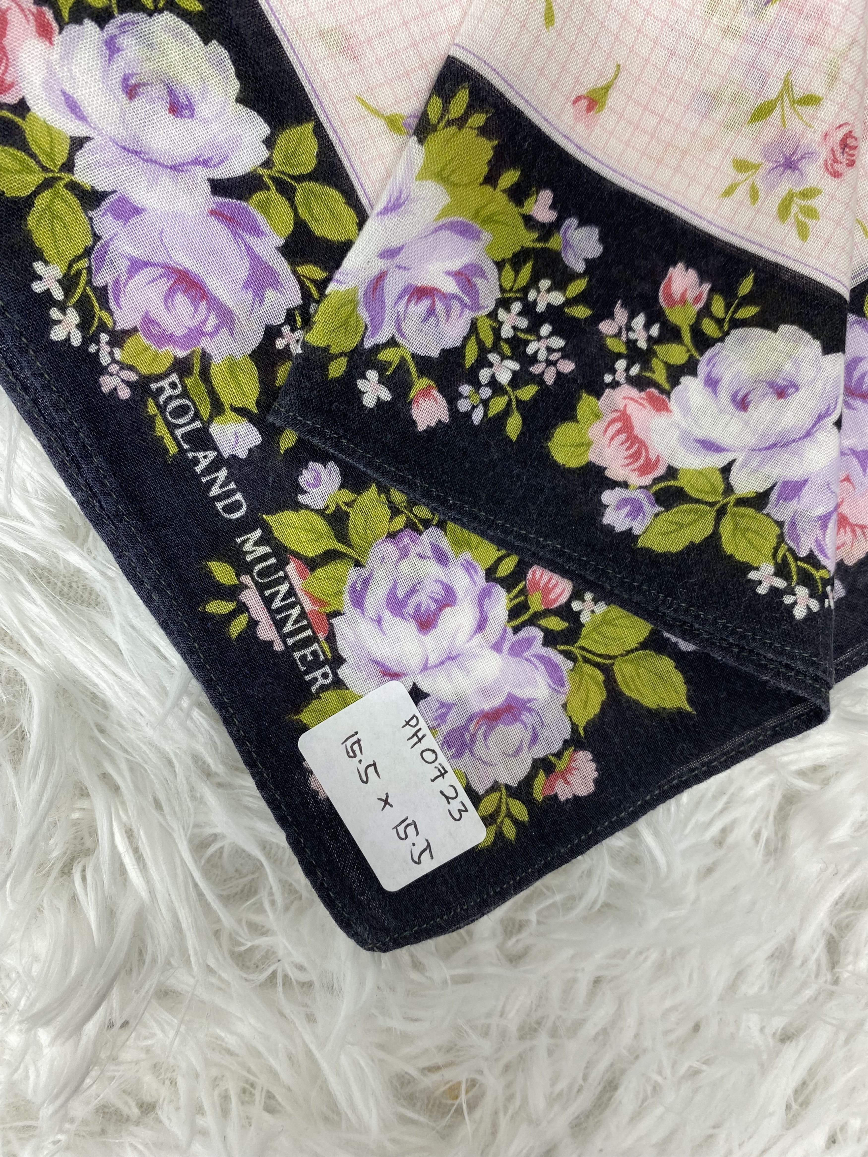 Japanese Brand × Vintage Vintage Roland Munnier Handkerchief Neckerchief PH0723 Size ONE SIZE - 2 Thumbnail
