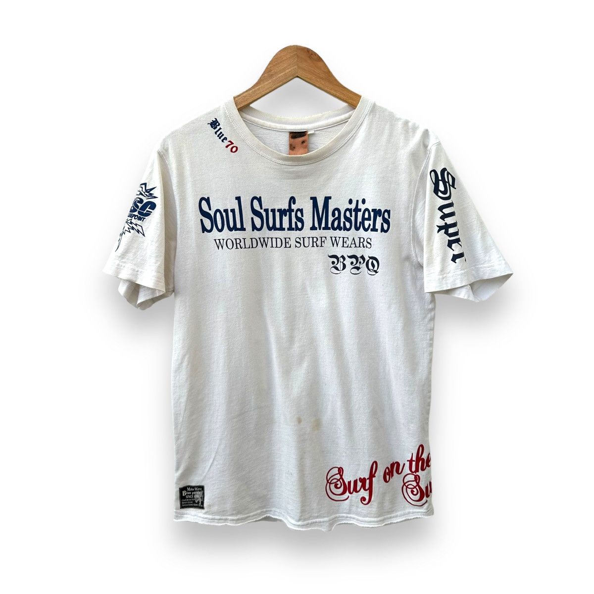 Vintage Vintage Soul Surfs core Masters Graphic Tee ocean side faded Size US S / EU 44-46 / 1 - 2 Thumbnail