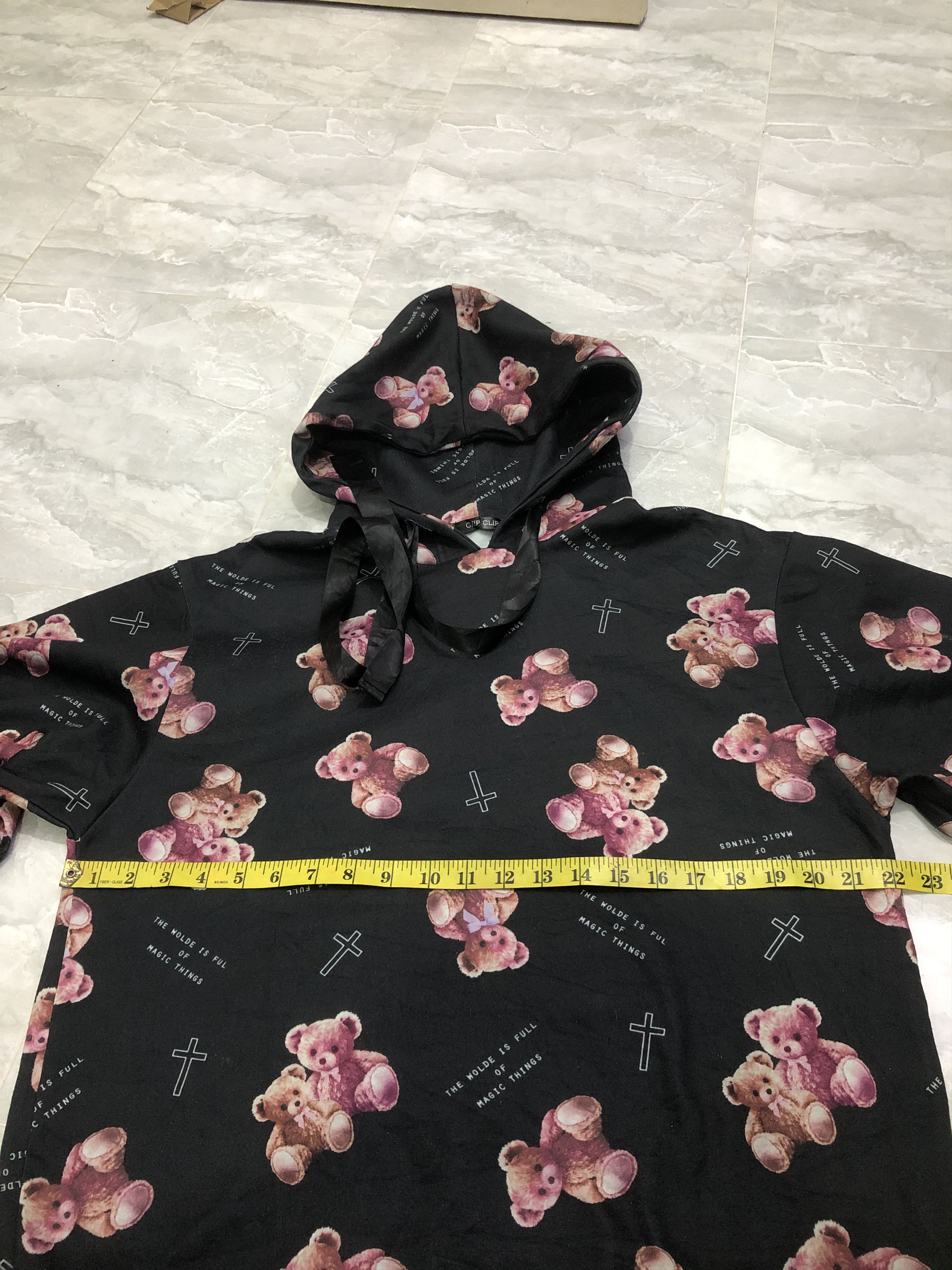 Japanese Brand Chip Clip Teddy Bear All Over Print Hoodie Japan Size M / US 6-8 / IT 42-44 - 17 Thumbnail
