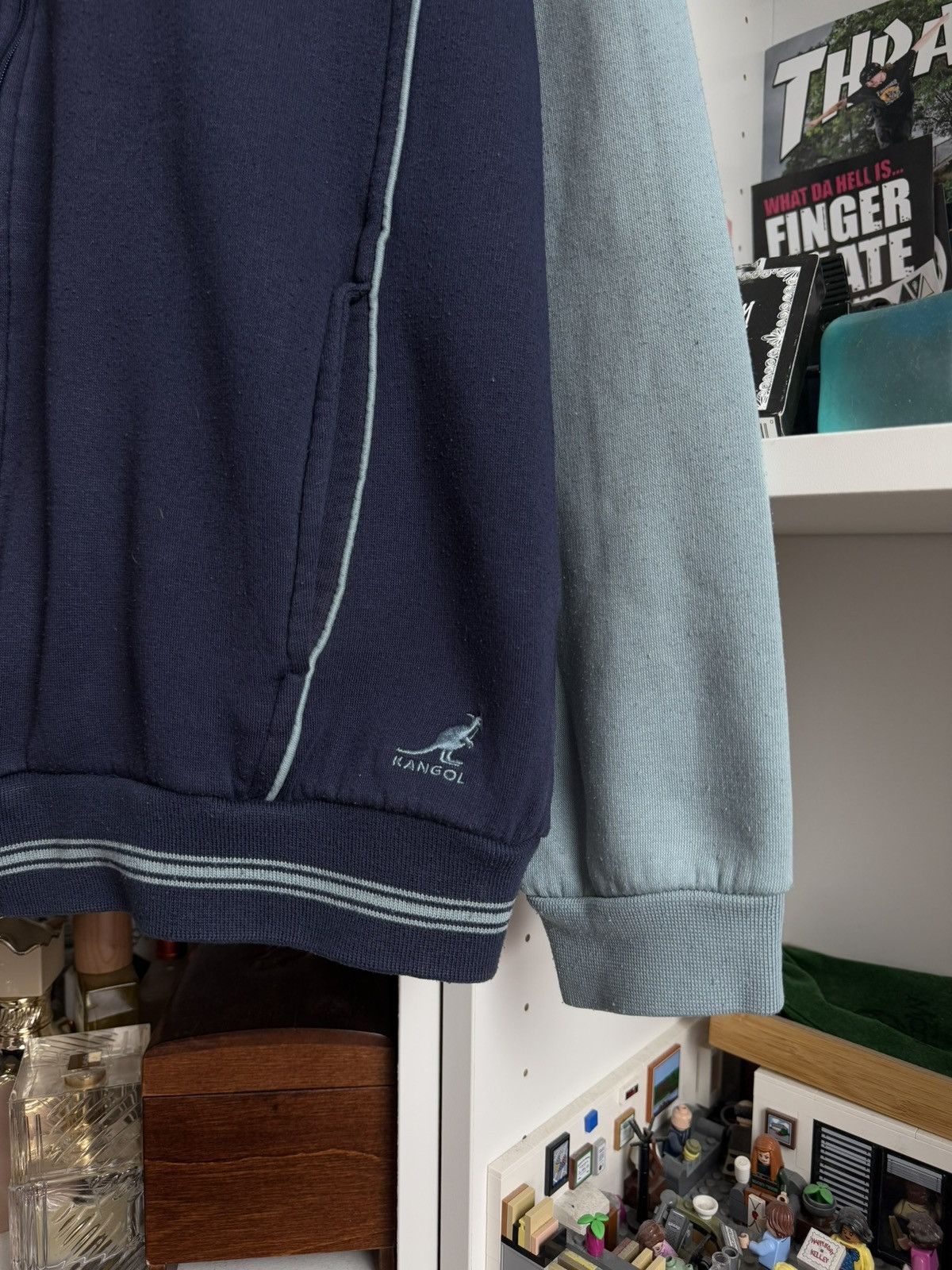 Kangol × Vintage Vintage y2k Kangol spellout zip sweatshirt S skate blockcore Size US S / EU 44-46 / 1 - 4 Thumbnail
