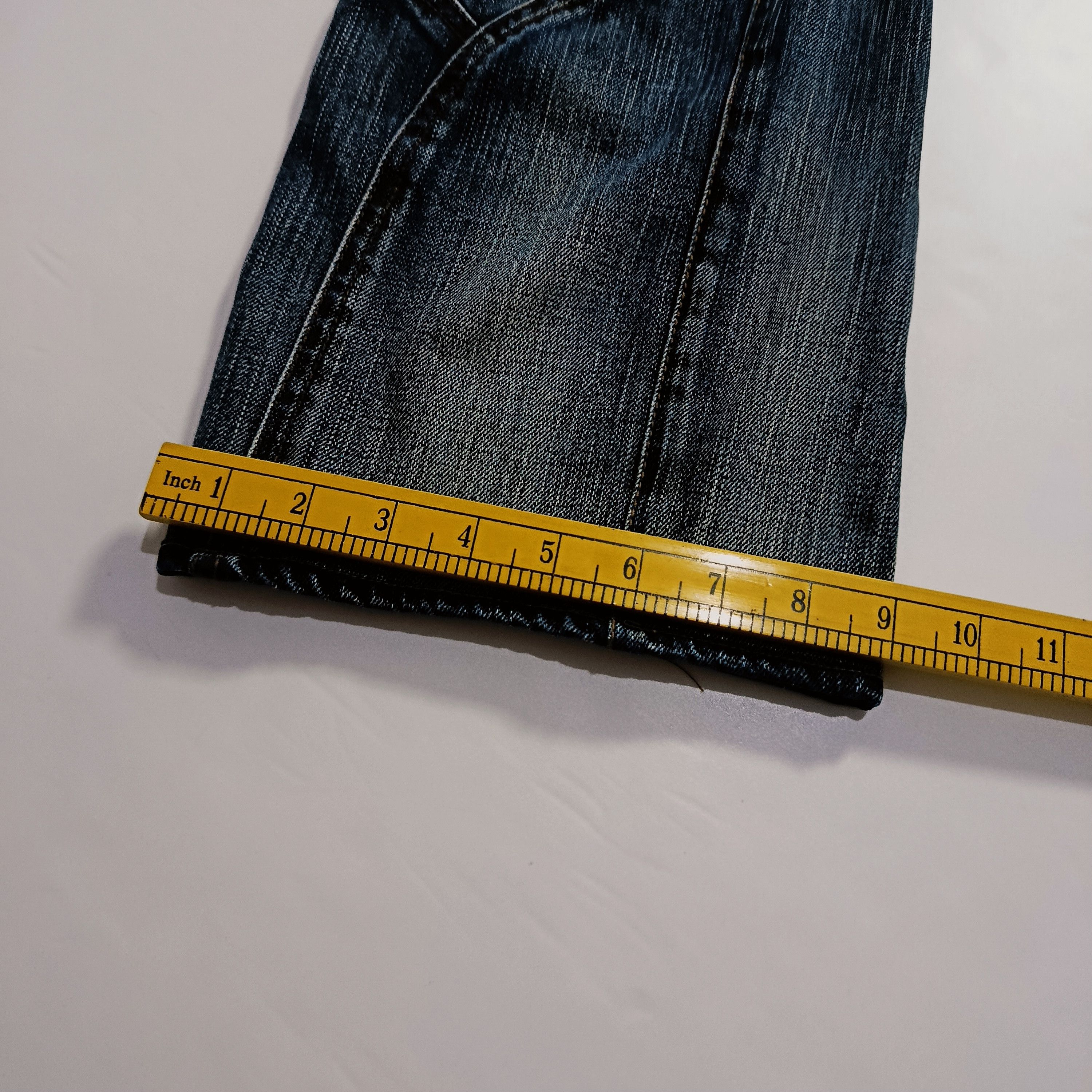 Other Tough Jeansmith Skull Panel Denim Y2K Size US 34 / EU 50 - 13 Thumbnail