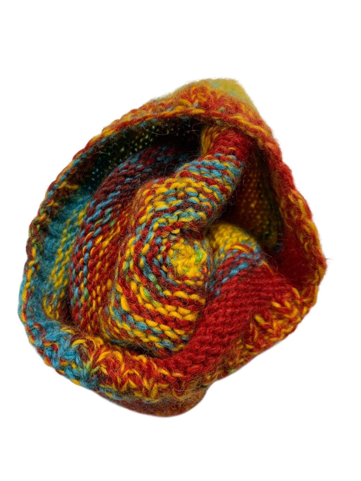 Japanese Brand × Kapital × Vintage Crochet knitted Hairy Beanie Hats rare Size ONE SIZE - 5 Thumbnail