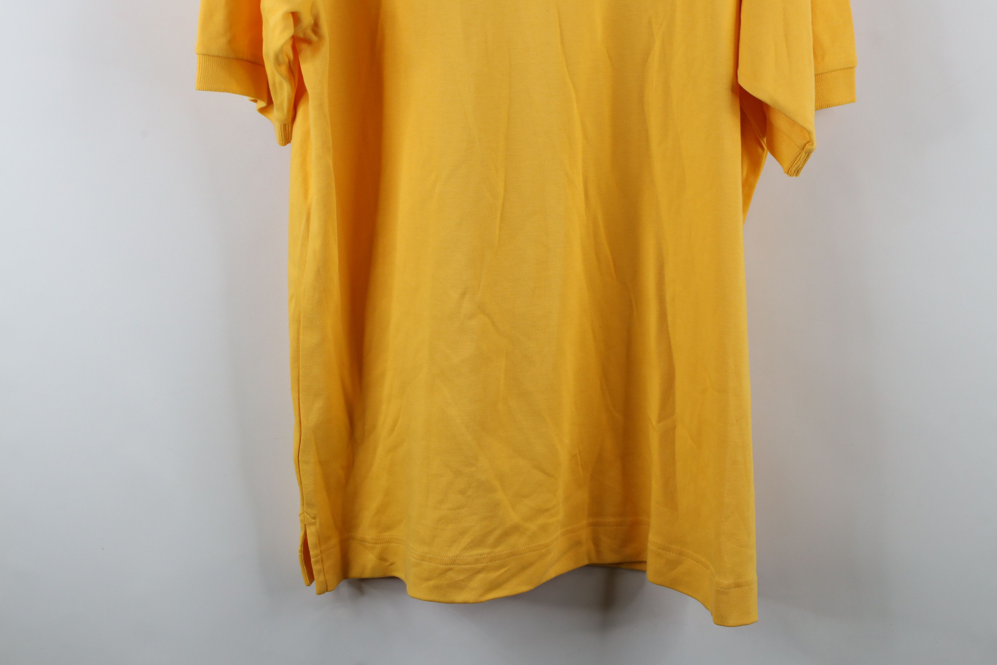 Nautica × Vintage Deadstock Vintage Nautica Sailing Collared Polo Shirt Yellow Size US XL / EU 56 / 4 - 16 Thumbnail