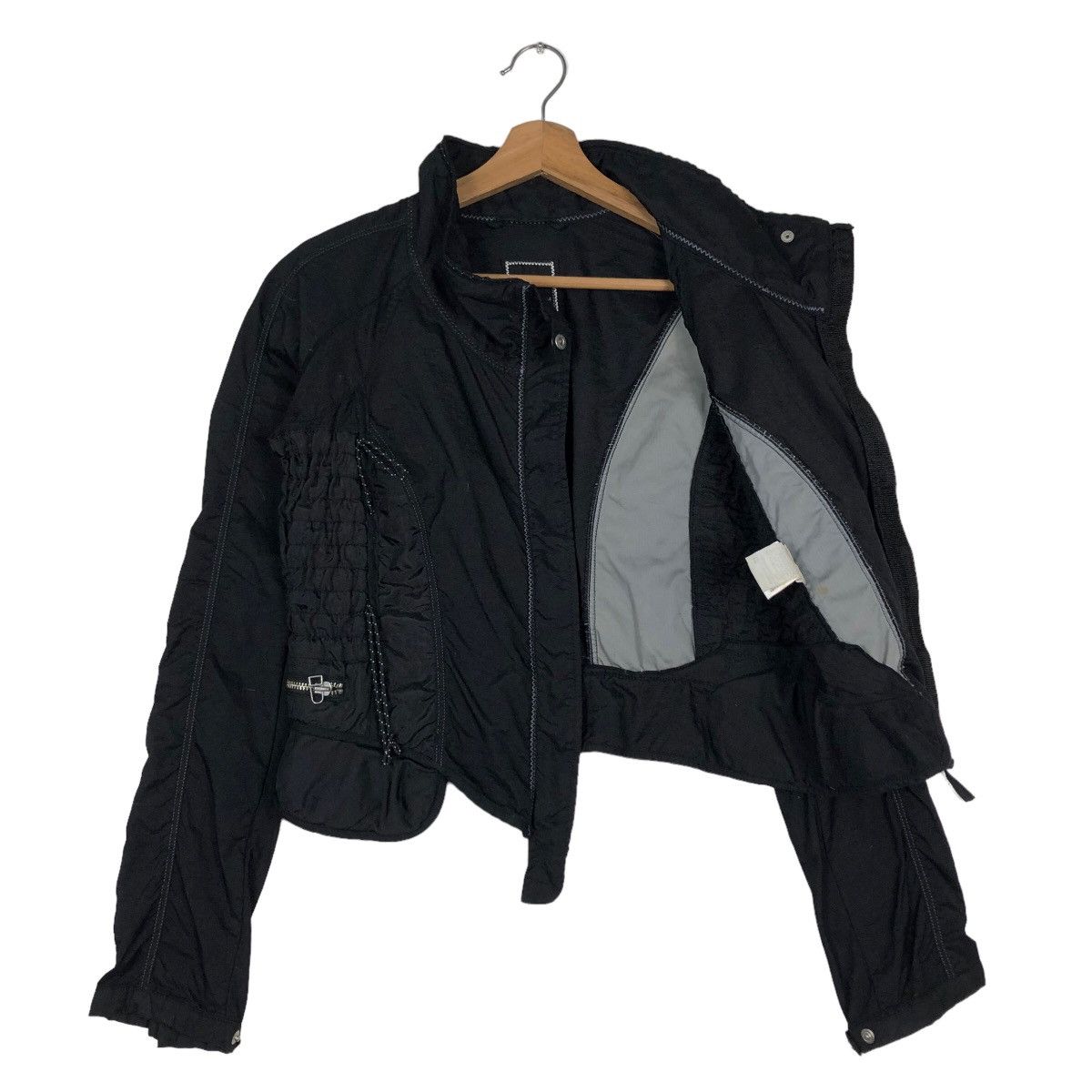 Japanese Brand 🔥Vintage Cropped Biker Jacket Bondage Parachute MFG Japan Size US M / EU 48-50 / 2 - 11 Thumbnail