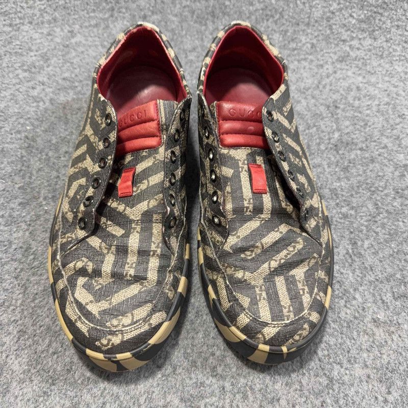 Gucci Gucci GG Supreme Low-top Sneakers for Men -2508 Size US 8.5 / EU 41-42 - 2 Thumbnail