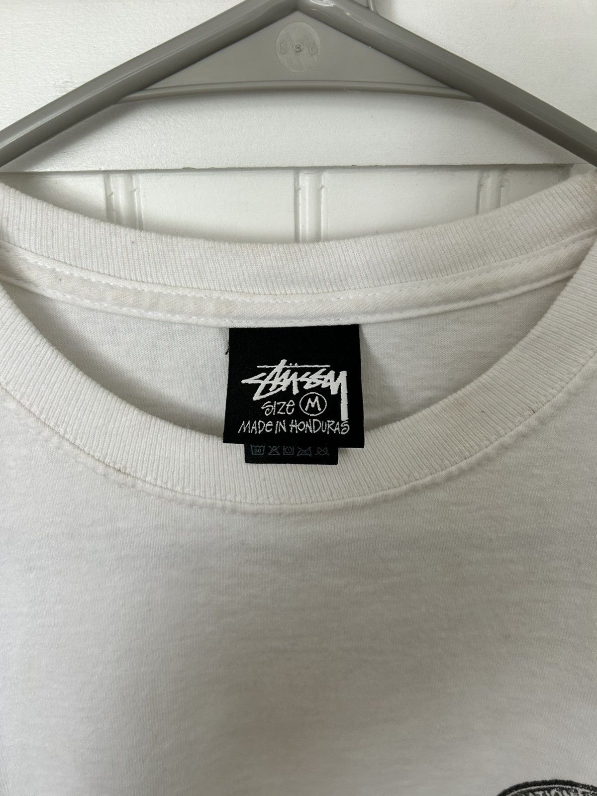 Stussy Stüssy Logo Tee White Double Sided Size US M / EU 48-50 / 2 - 4 Thumbnail