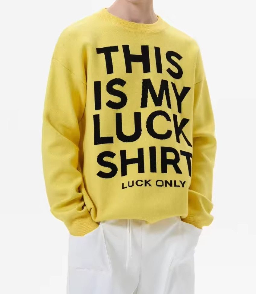 Vintage Lucky Tee Sweatshirt Knitwear Retro Classics Size US M / EU 48-50 / 2 - 2 Thumbnail