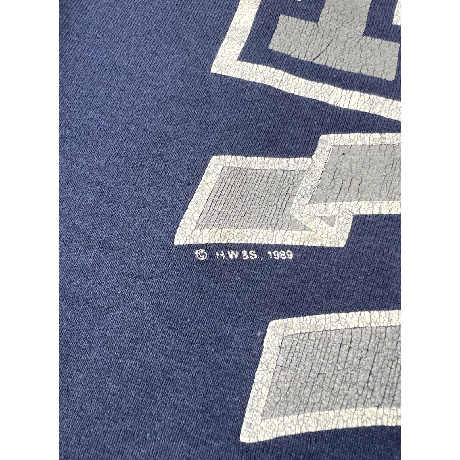 Vintage VINTAGE 80s Iowa Hawkeyes Big 10 University Crewneck Sweatshirt Blue XL Men Pullover Graphic Print Regular Size Size US XL / EU 56 / 4 - 6 Thumbnail