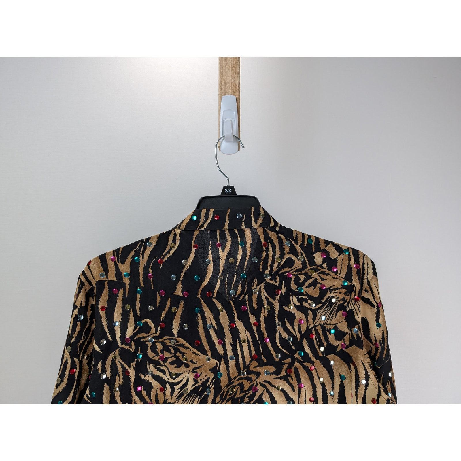 Saint Laurent Paris o1rshd1 Chemise Polo Tigre H H Button up Shirt in Multicolor Size US XS / EU 42 / 0 - 7 Thumbnail