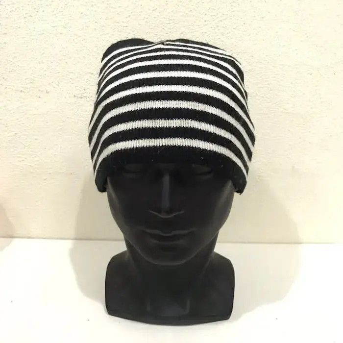 Japanese Brand × Kapital × Vintage Vintage Stripe Jail Beanie Hat Size ONE SIZE - 3 Thumbnail