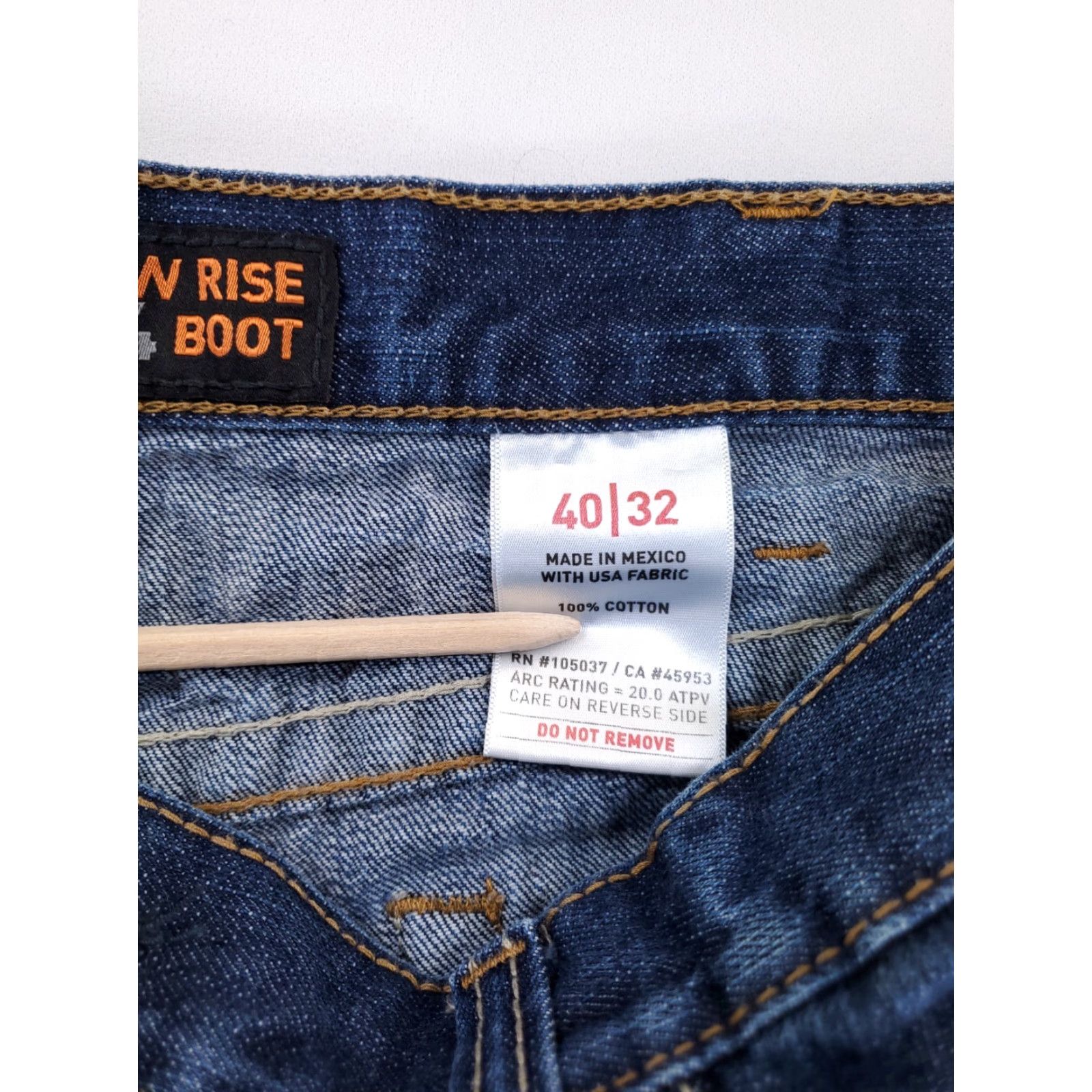 Ariat Ariat M4 Low Rise FR Jeans Work Mens 40 x 32 Inseam 30 Blue Bootcut Jeans Mens Size US 40 / EU 56 - 4 Thumbnail