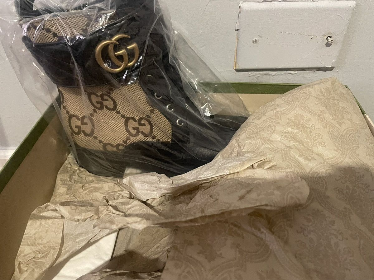 Gucci Flores calf Marco GG BOOT Size US 8 / IT 38 - 8 Thumbnail
