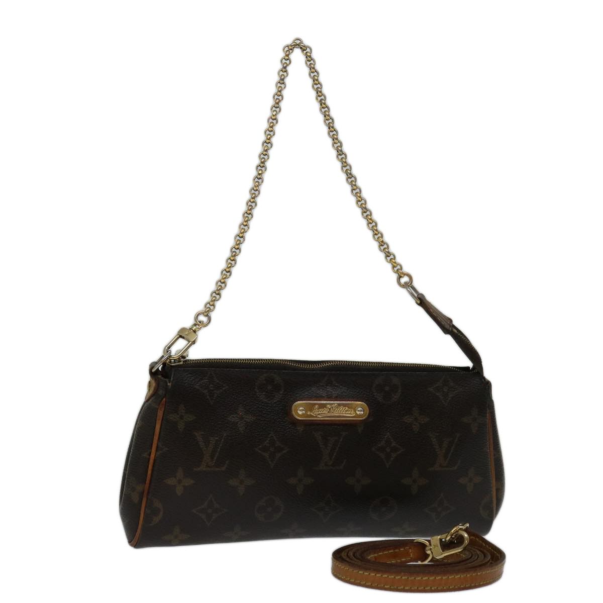 image of Louis Vuitton Monogram Eva Shoulder Bag 2Way M95567 Lv Auth 70041, Women's