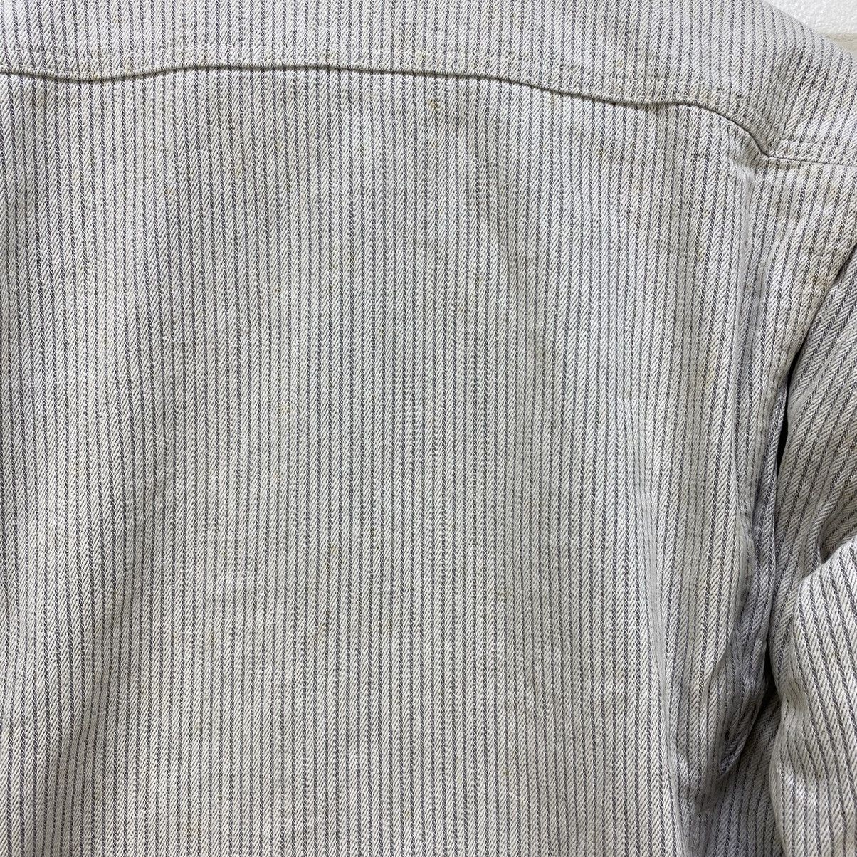 Levi's 💥Vintage Levis Shearling Blanket Hikory Stirpe Style Jacket Size US M / EU 48-50 / 2 - 9 Thumbnail