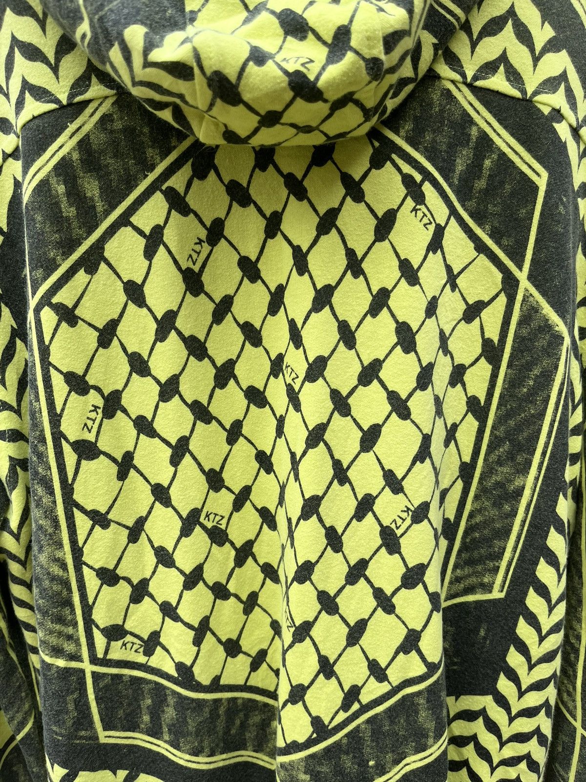 KTZ Ktz acid yellow/black hoodie Size US M / EU 48-50 / 2 - 8 Thumbnail