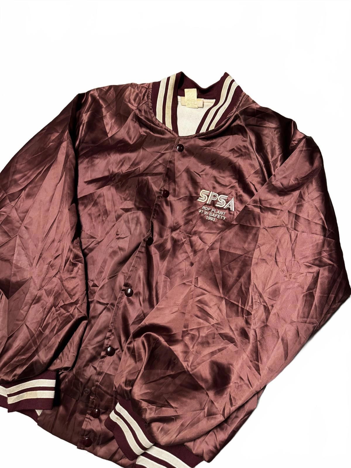 Other Vintage SPSA Satin Bomber Jacket Size US L / EU 52-54 / 3 - 3 Thumbnail