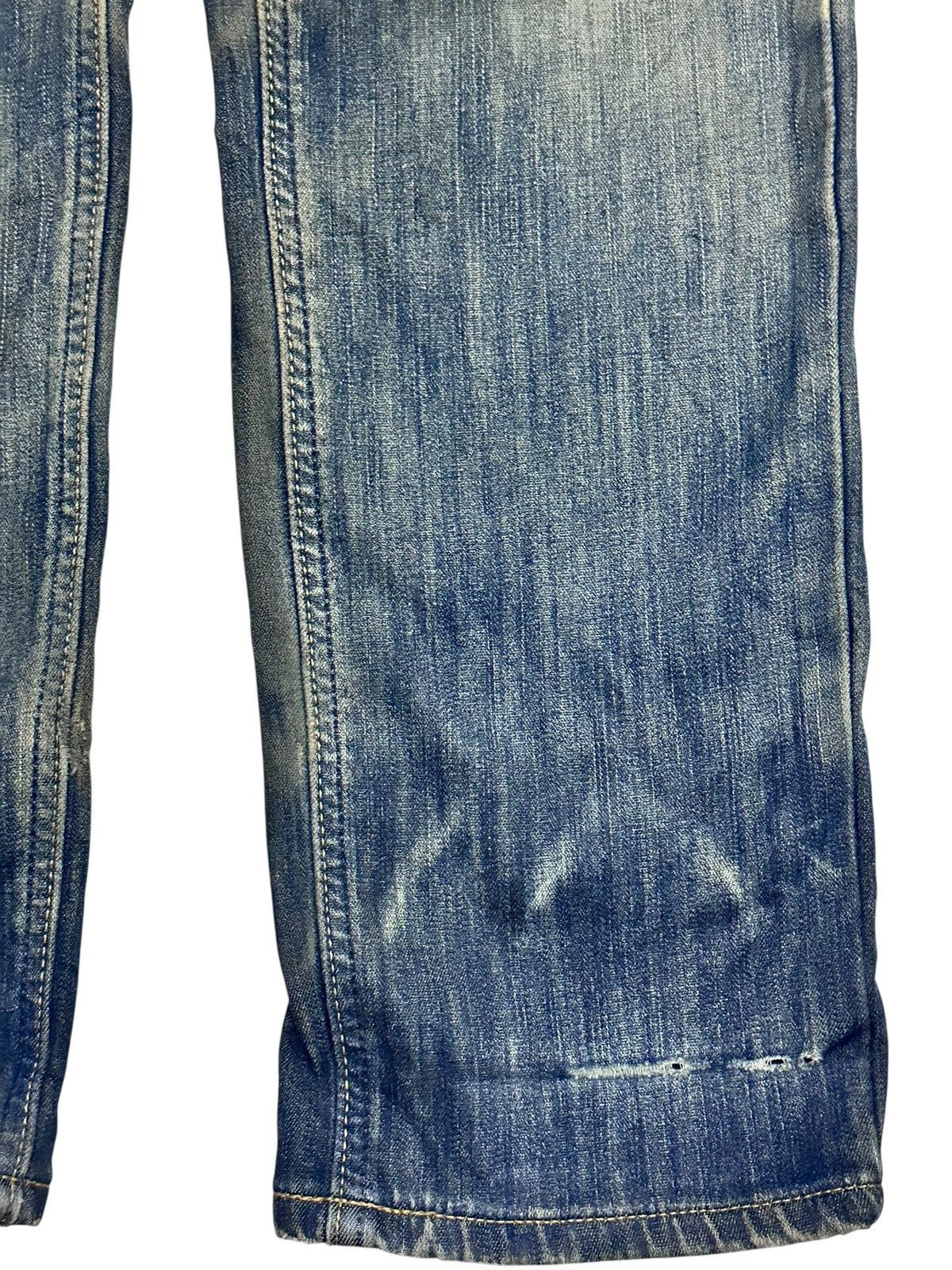 Edwin Edwin Vintage Distressed Straight Loose With Faded Wash Size US 33 - 11 Thumbnail