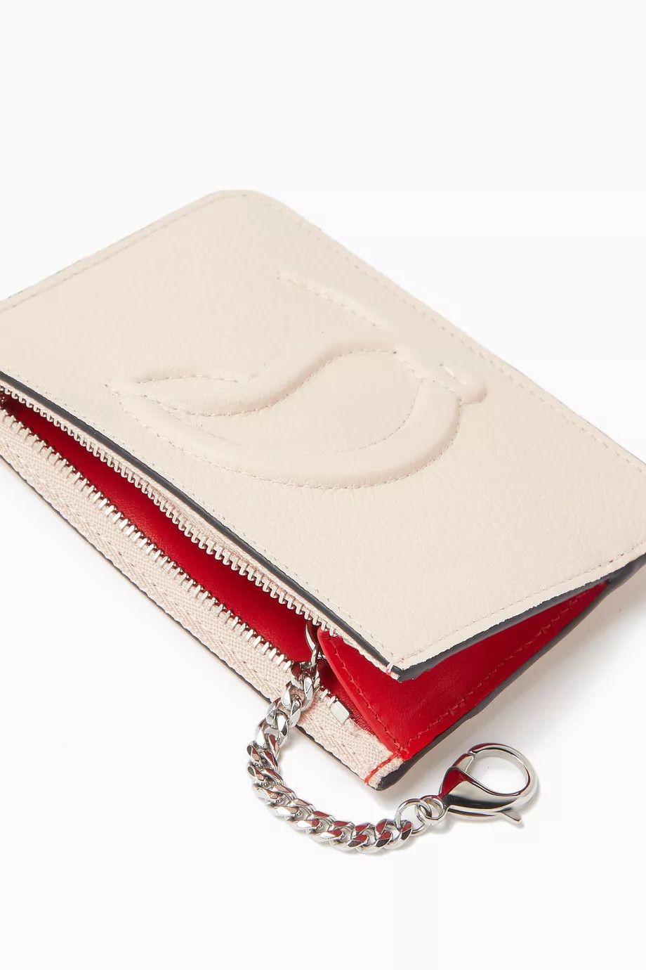 Christian Louboutin o1bcso1str0825 Size:OS/By My Side Zipped Wallet imn Beige Size ONE SIZE - 3 Thumbnail
