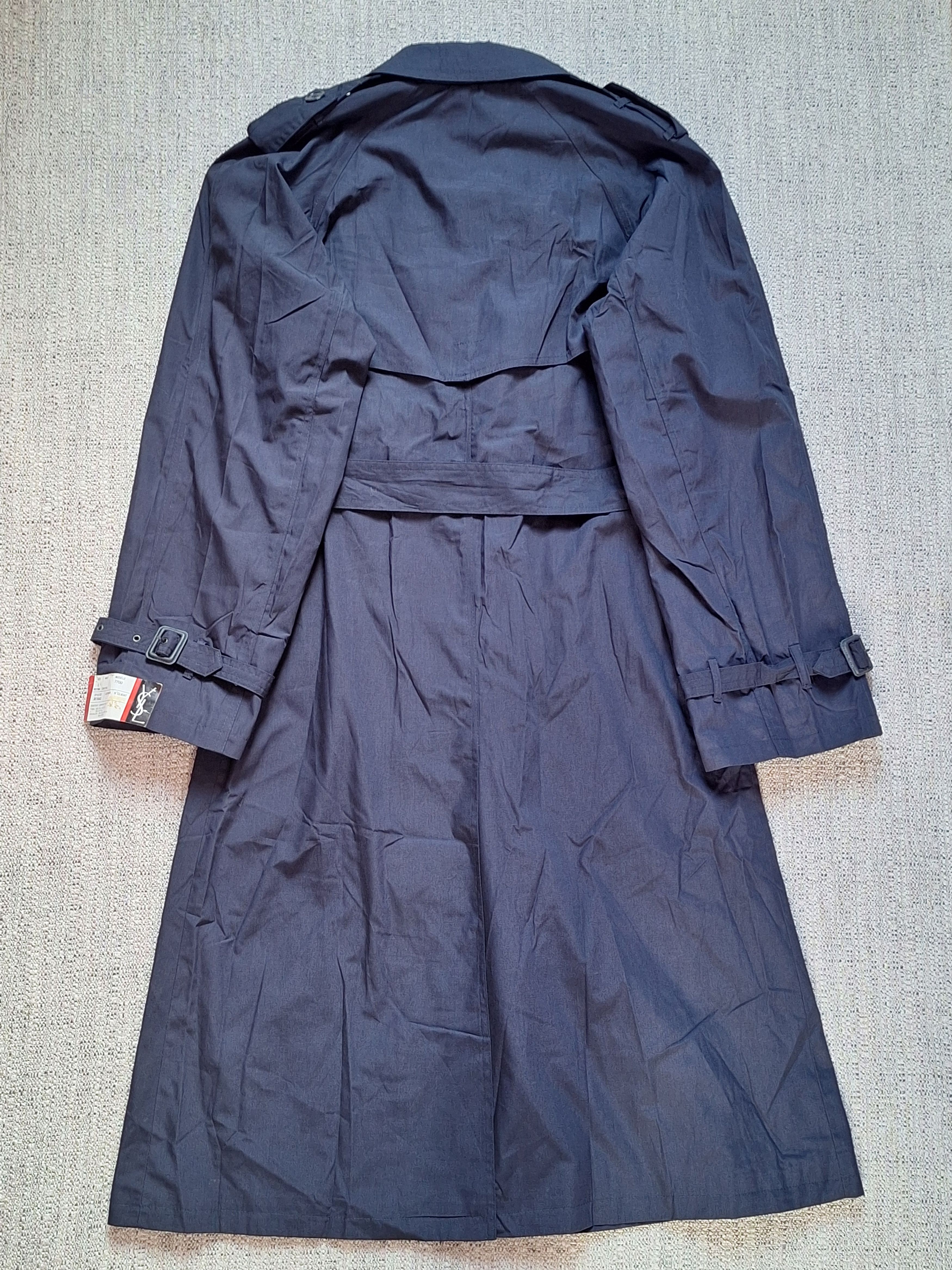 Yves Saint Laurent Yves Saint Laurent / Navy Trench Coat Size US S / EU 44-46 / 1 - 12 Thumbnail