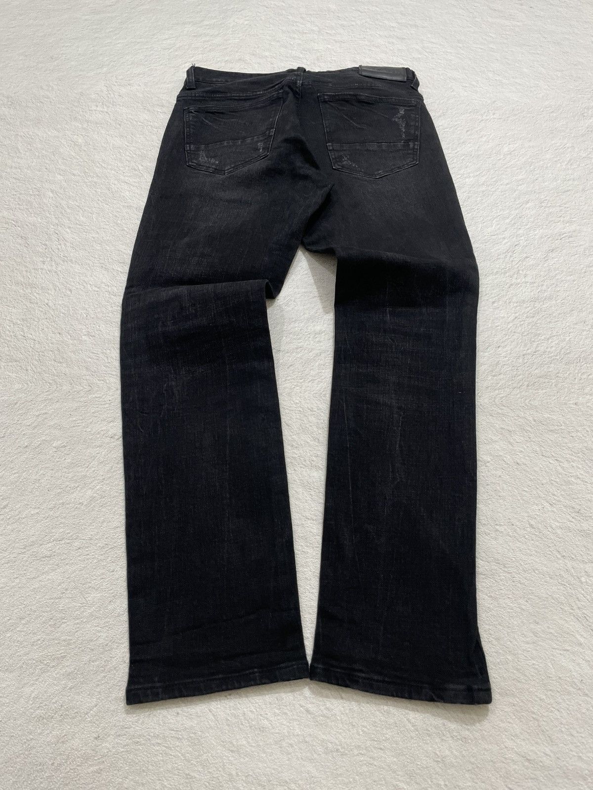 Japanese Brand Jambange Distressed Washed Black Jeans y2k Size US 30 / EU 46 - 7 Thumbnail