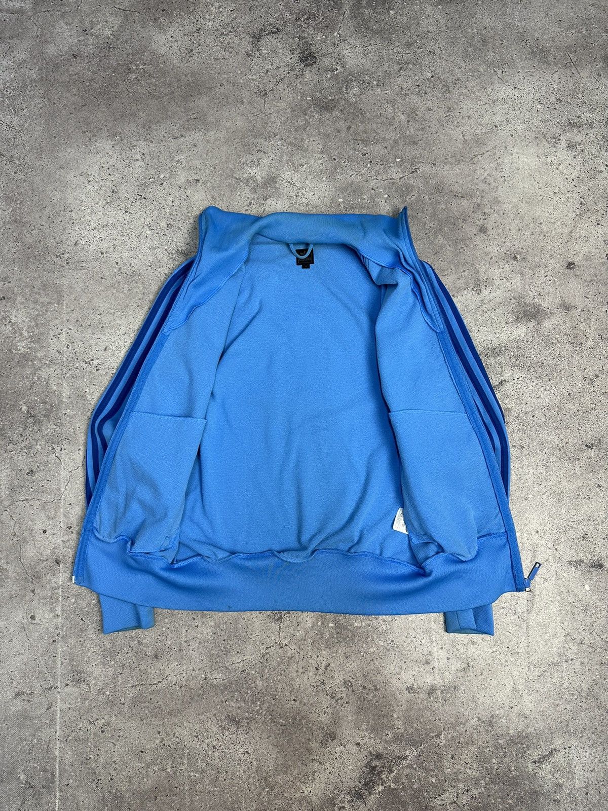 Adidas × Vintage Vintage Adidas Blokecore Track Jacket Blue Big Logo Y2K Size US S / EU 44-46 / 1 - 8 Thumbnail