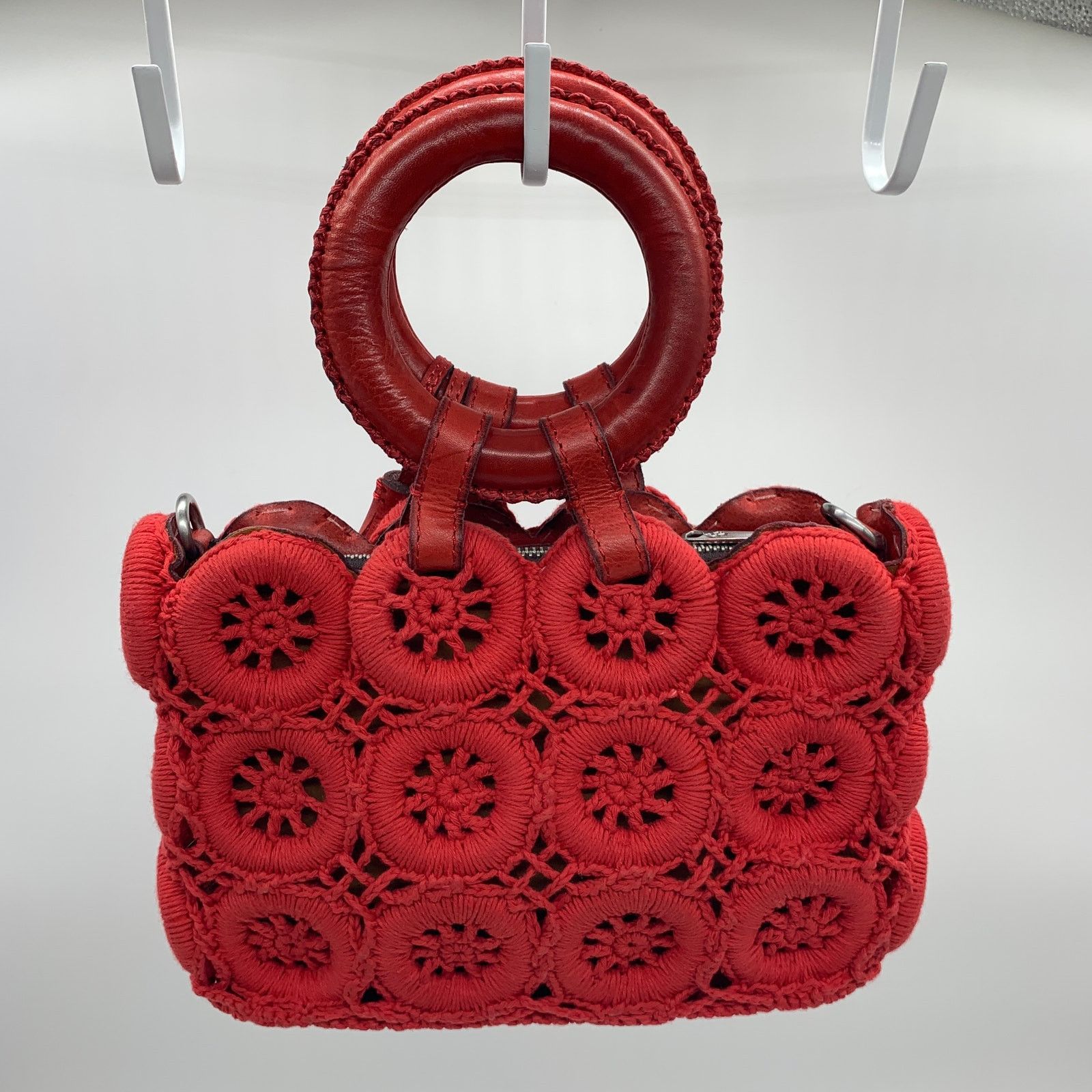 Other Patricia Nash Crochet Vobbia Small Tote Women Purse Size ONE SIZE - 2 Thumbnail