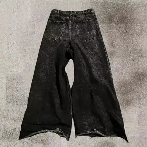 Japanese Brand Y2K Ripped Baggy Jeans Size US 36 / EU 52 - 2 Thumbnail