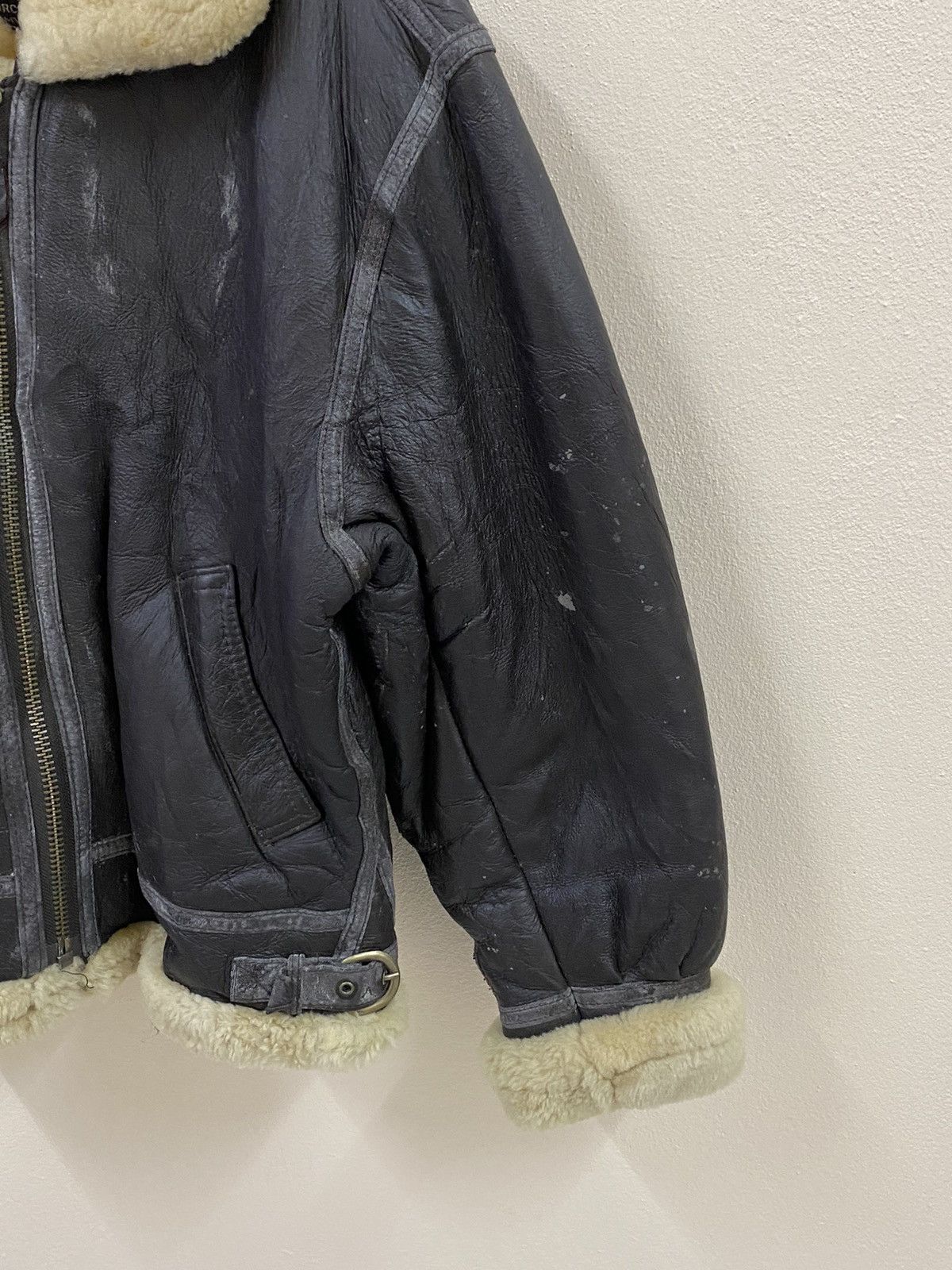 Vintage Vintage B3 Military Air Force Leather Jacket Size US XL / EU 56 / 4 - 3 Thumbnail
