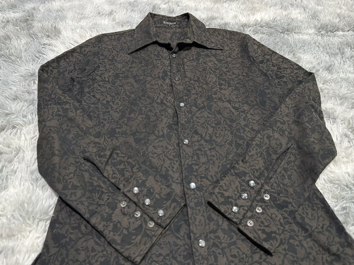 5351 POUR LES HOMMES 🔥Sick Y2K 5351 Pour Les Homme Shirt Floral Jacquard Size US M / EU 48-50 / 2 - 5 Thumbnail