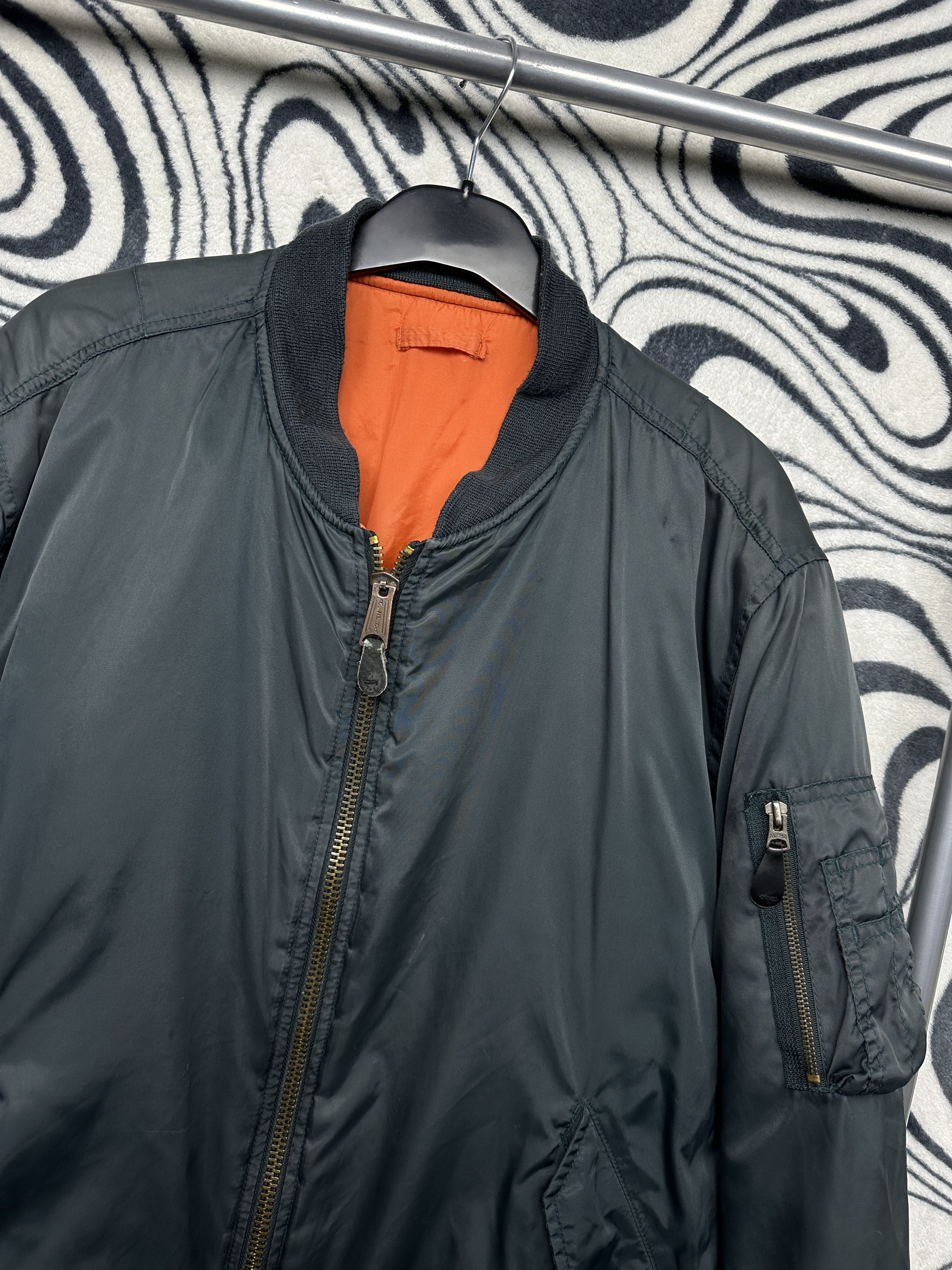 Alpha Industries Alpha Vintage Military MA-1 Bomber Jacket USA Size US XL / EU 56 / 4 - 2 Thumbnail