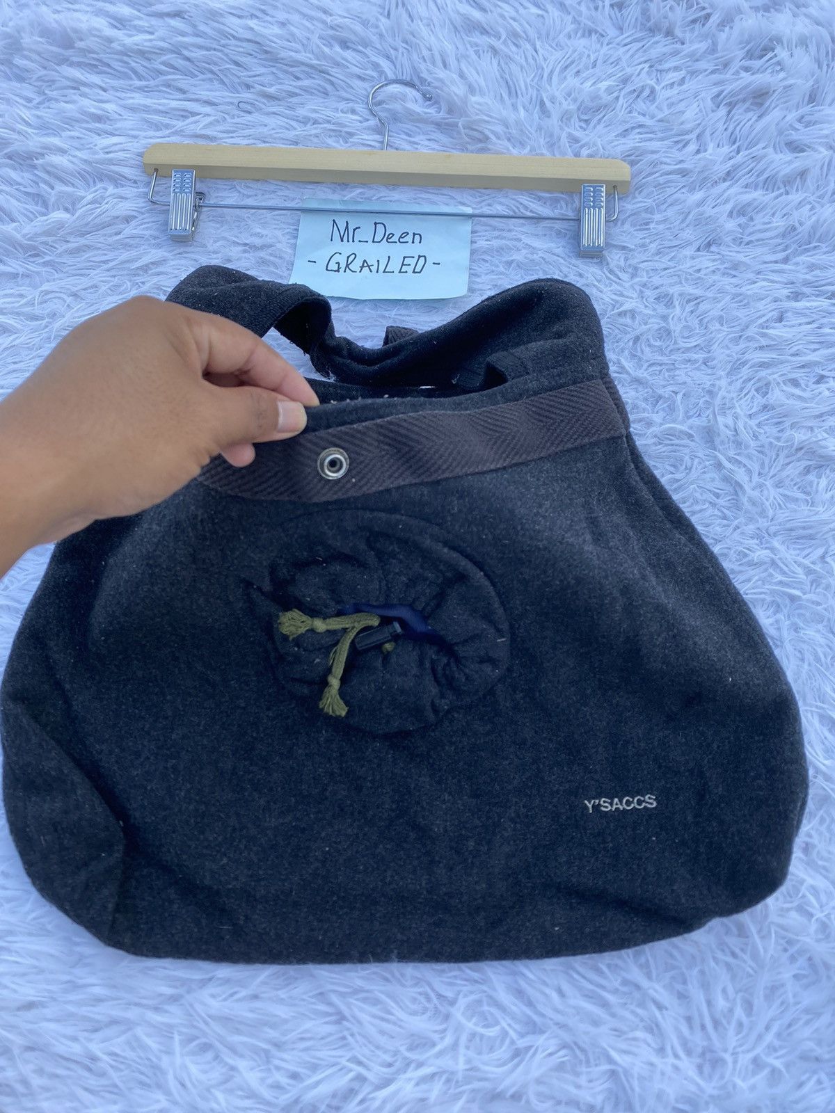 Yohji Yamamoto Rare Y’saccs Yohji Yamamoto Wool Bag Size ONE SIZE - 7 Thumbnail