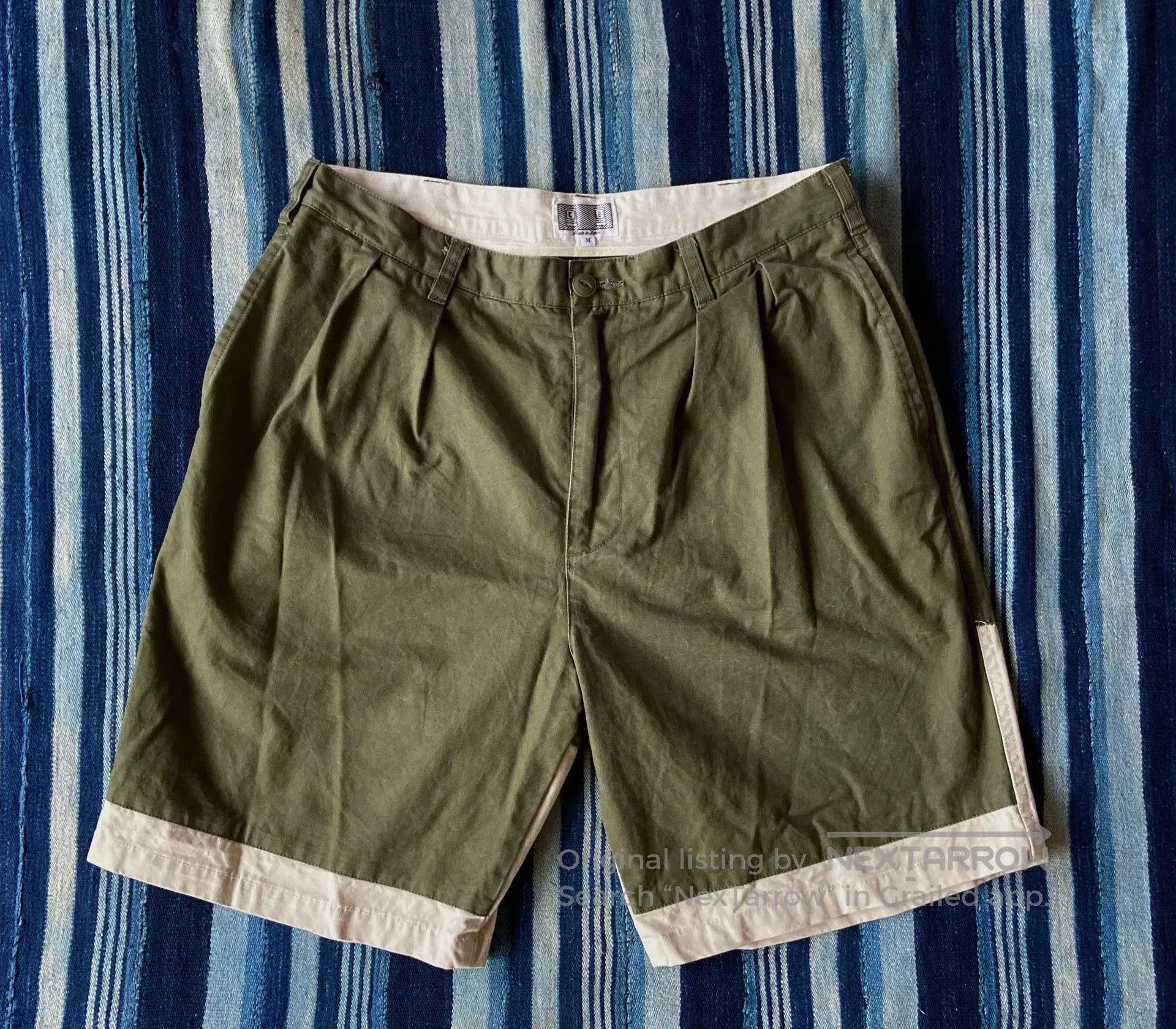 Cavempt C.E Split Colour Chino Shorts.