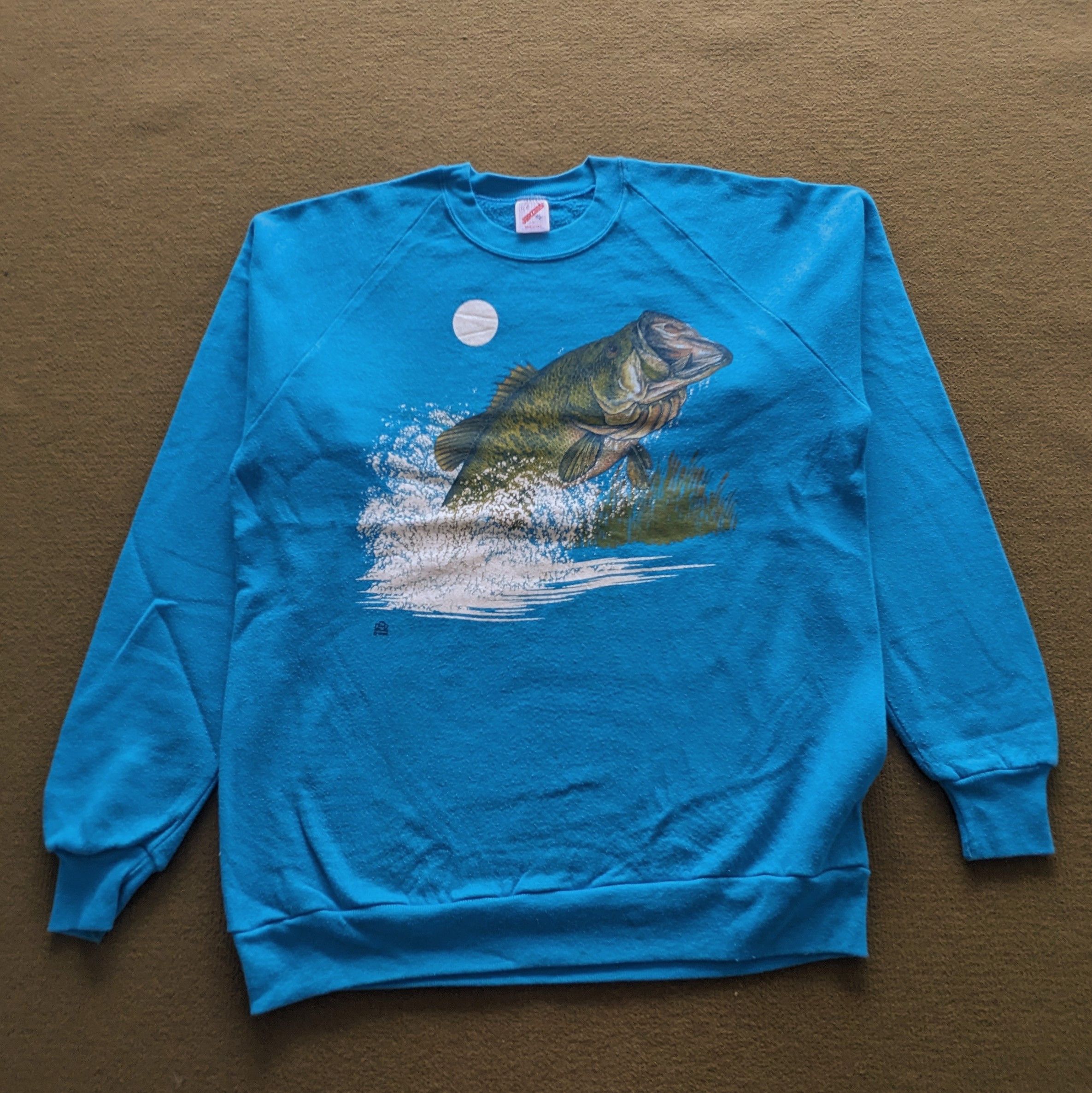 Other Vintage FISH Art American Style Sweatshirt Size US M / EU 48-50 / 2 - 1 Thumbnail