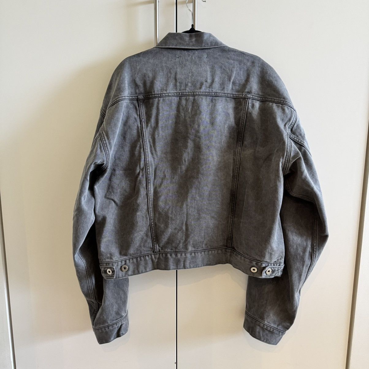 Vuja De Vuja De Grey Uneven Dye Type III Denim Jacket Size US M / EU 48-50 / 2 - 2 Thumbnail