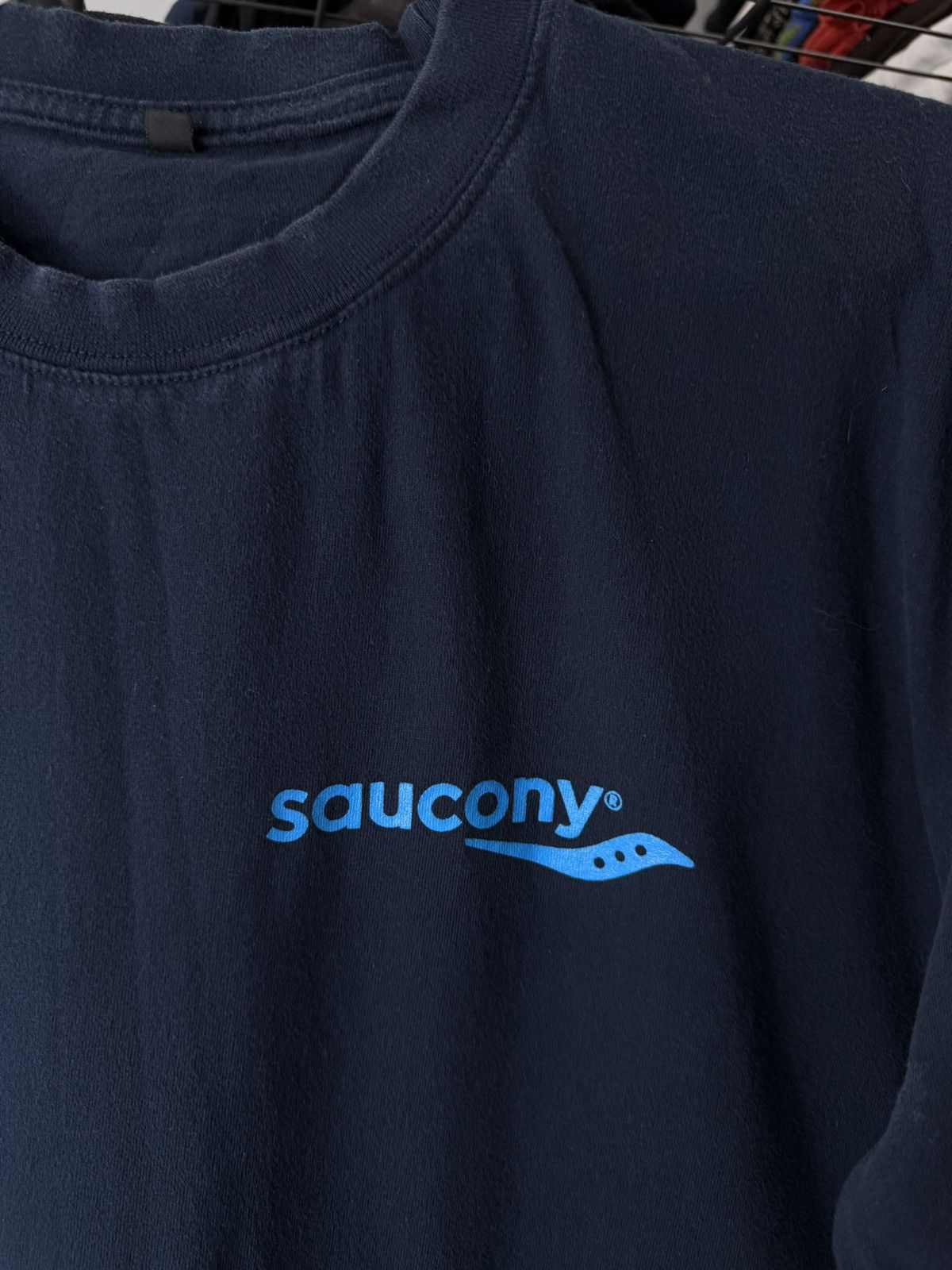 Saucony Vintage Saucony We Exist For Runners T Shirt Size US XL / EU 56 / 4 - 3 Thumbnail
