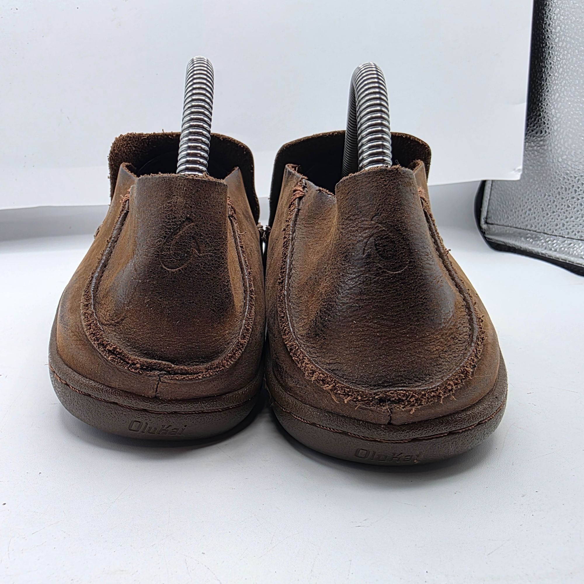 Olukai Olukai Akahai Mens Size 9 Brown Shoes Leather Casual Slip On Size US 9 / EU 42 - 5 Thumbnail