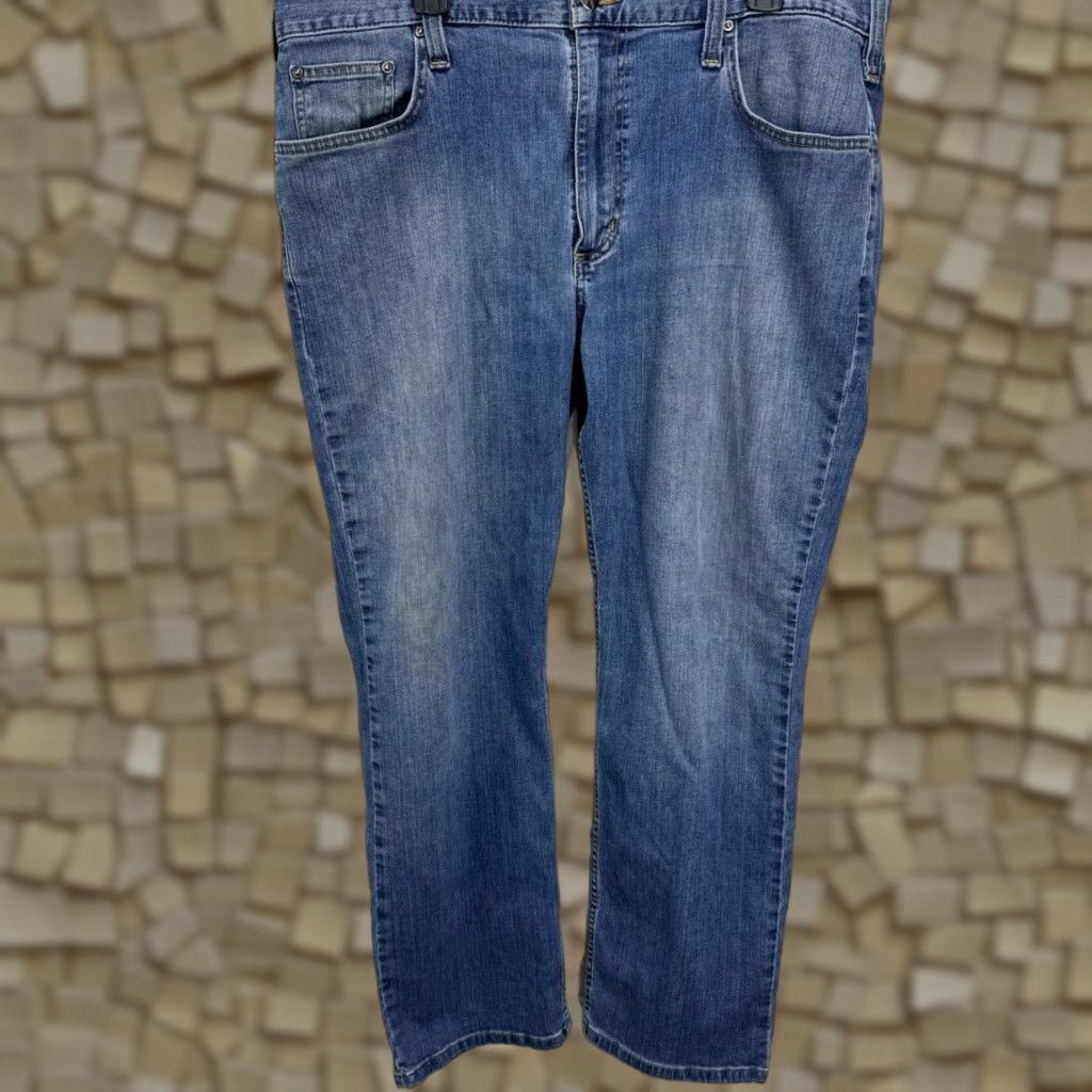 Carhartt Carhartt Jeans Men's 38x30 Blue Denim Relaxed Fit Stretch Workwear 102804-964 Size US 38 / EU 54 - 1 Thumbnail
