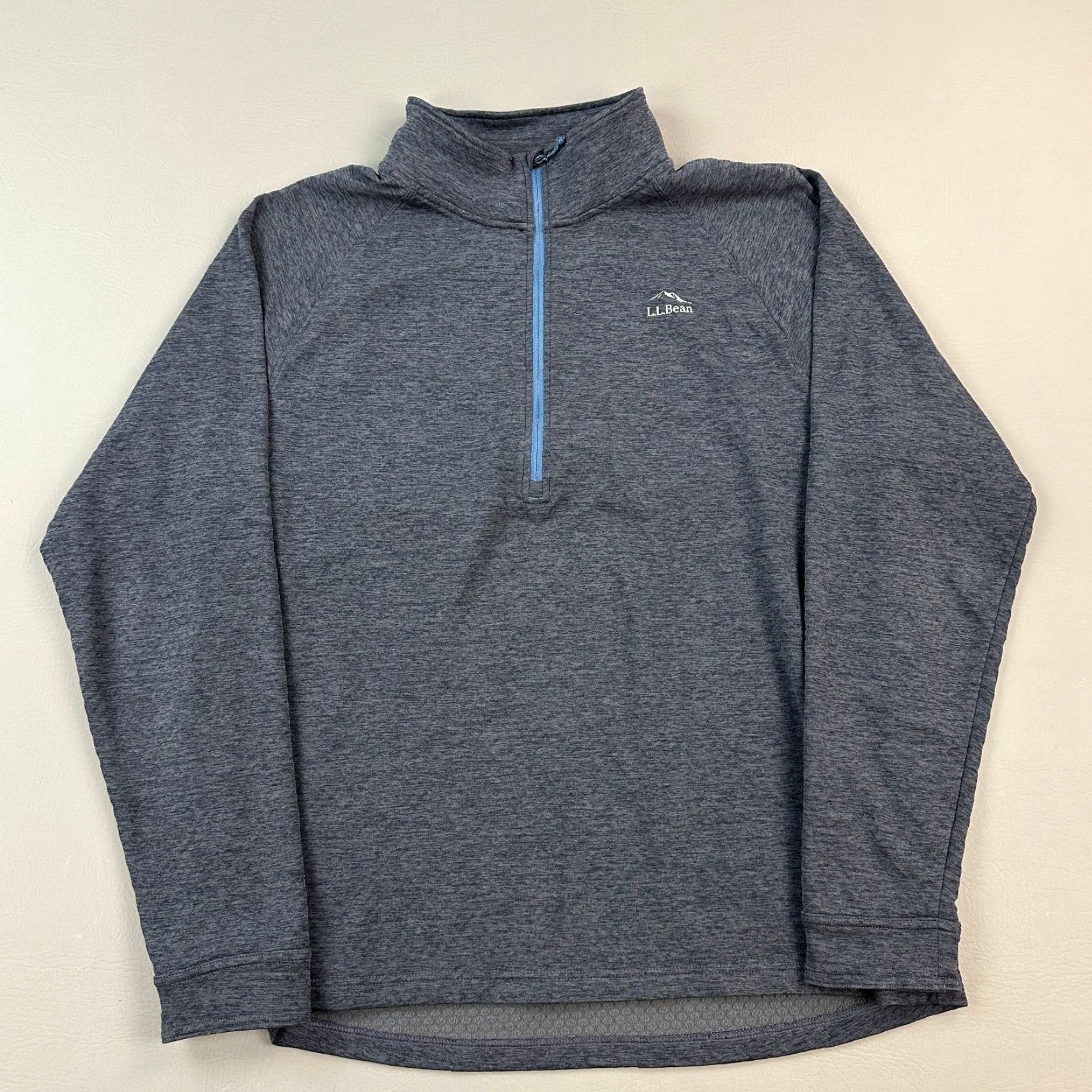 Vintage LL Bean Pullover Mens Large Adventure Grid Fleece 1/4 Zip Slightly Fitted Casual Blue Size US L / EU 52-54 / 3 - 2 Thumbnail