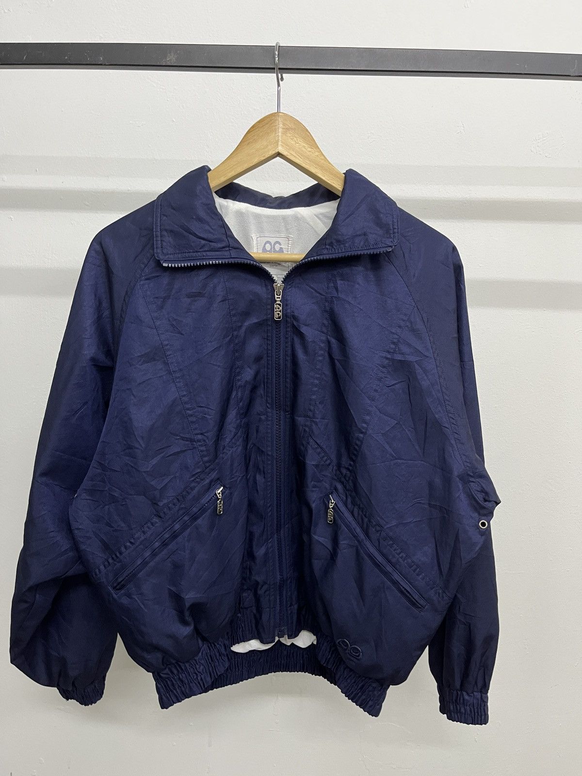 Courreges COURREGES Sport Futur Nylon Jacket Embroidery Spell Out Size US M / EU 48-50 / 2 - 14 Thumbnail