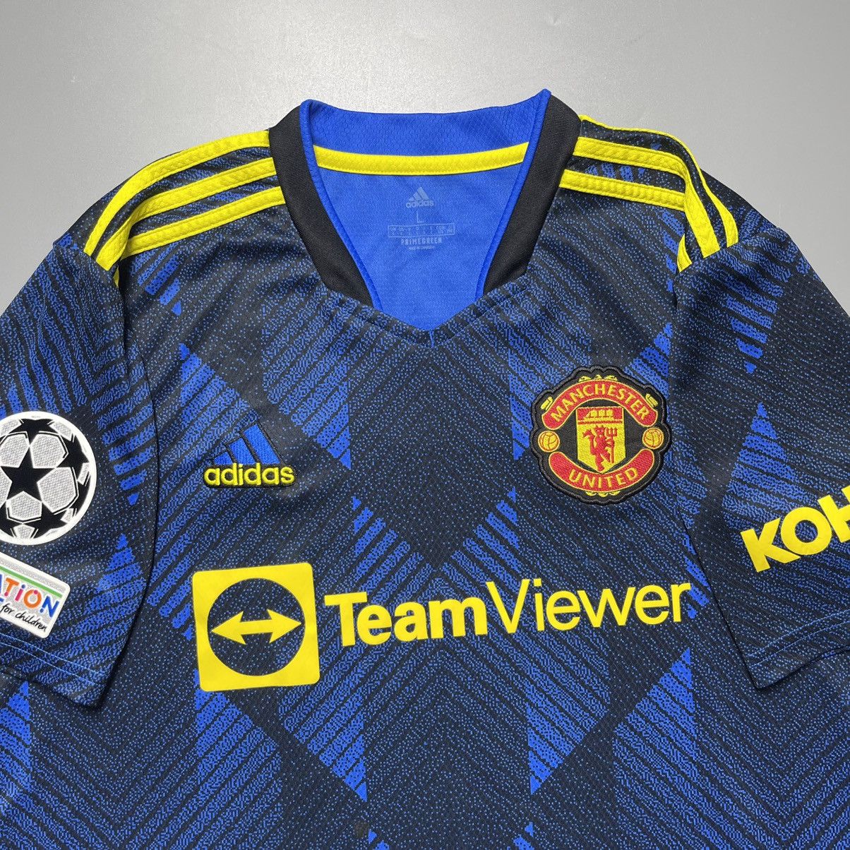 Nike MAN UNITED ADIDAS 2021/2022 FOOTBALL THIRD JERSEY #7 RONALDO Size US L / EU 52-54 / 3 - 4 Thumbnail