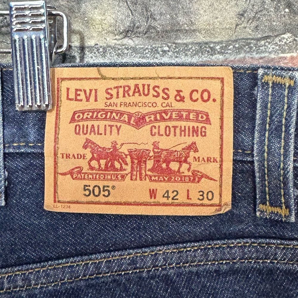 Levi's Levi Strauss Bootcut 505 Regular Fit Jeans Size 42X30 Size US 42 / EU 58 - 6 Thumbnail