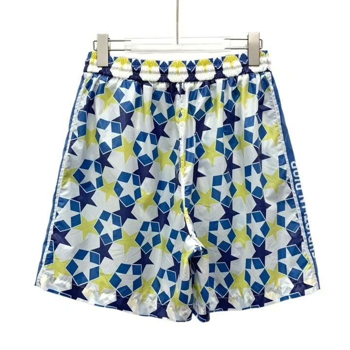 Dior Dior Colorblock Star Print Drawstring Shorts Size US 36 / EU 52 - 2 Thumbnail