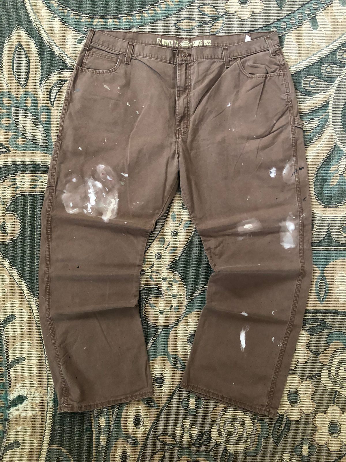 Dickies Pants dickies dark brown carpenter ft worth tx Size US 42 / EU 58 - 2 Thumbnail
