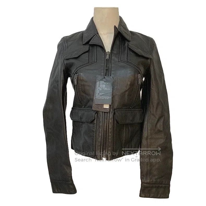 Saint Laurent Paris Saint Laurent Paris Leather Jacket Jacket Size XS / US 0-2 / IT 36-38 - 1 Thumbnail