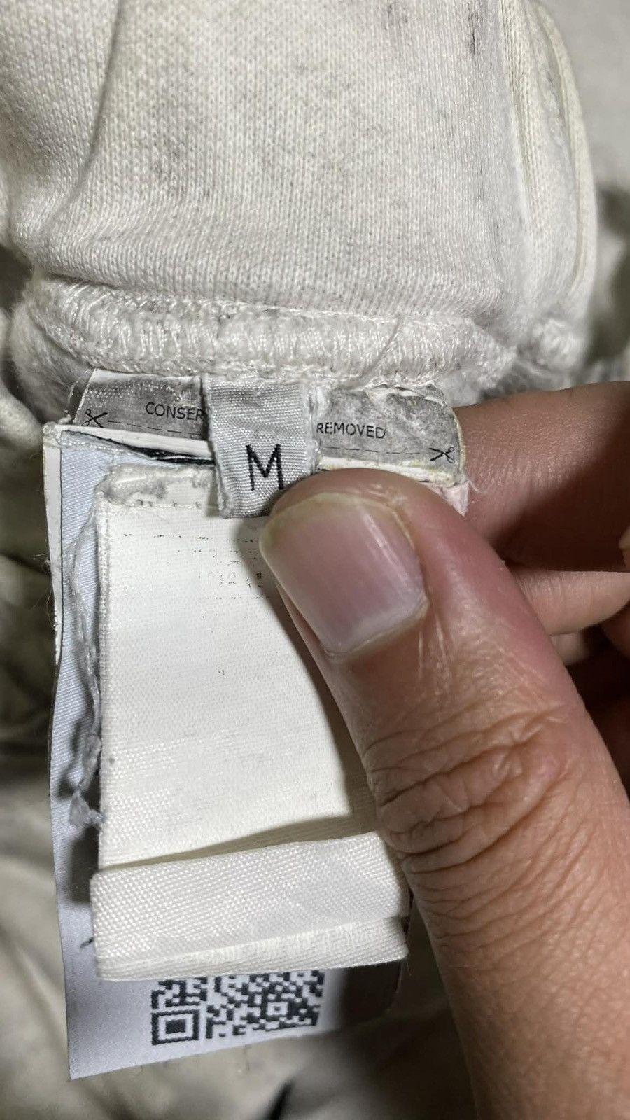 Stone Island Stone Island Fall Out White Sweatpants Size US 32 / EU 48 - 7 Thumbnail