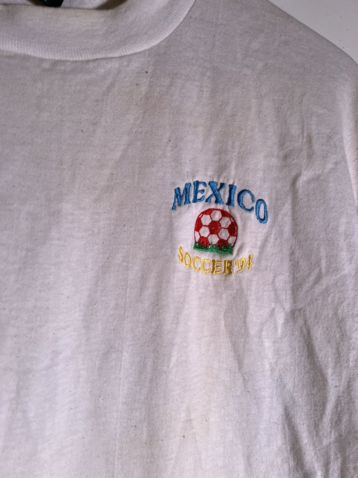 Vintage 90’s VTG Vintage Mexico Soccer Ball ‘94 Retro Sportswear Tee Size US XL / EU 56 / 4 - 5 Thumbnail
