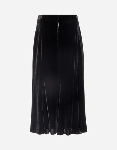 Dolce & Gabbana o1y0925 Midi Skirt in Black Size 25" / US 0 / IT 36 - 2 Thumbnail