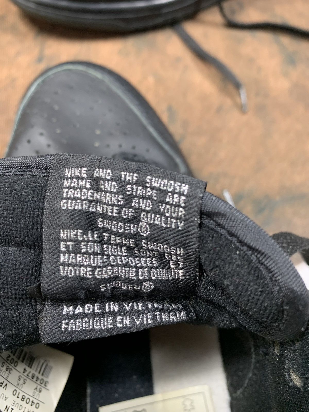 Nike × Vintage Vintage Rare 2004 Nike Dunk Low Black 00s y2k Size US 5.5 / IT 35.5 - 11 Thumbnail