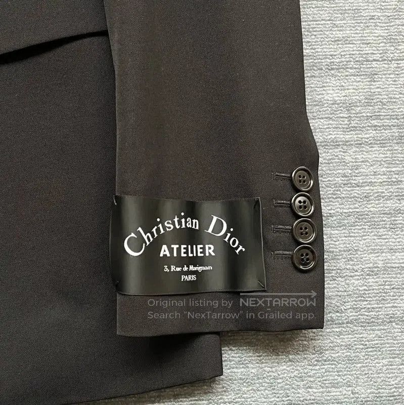 Dior Dior Black Wool Blazer with Embroidery . Size US S / EU 44-46 / 1 - 3 Thumbnail