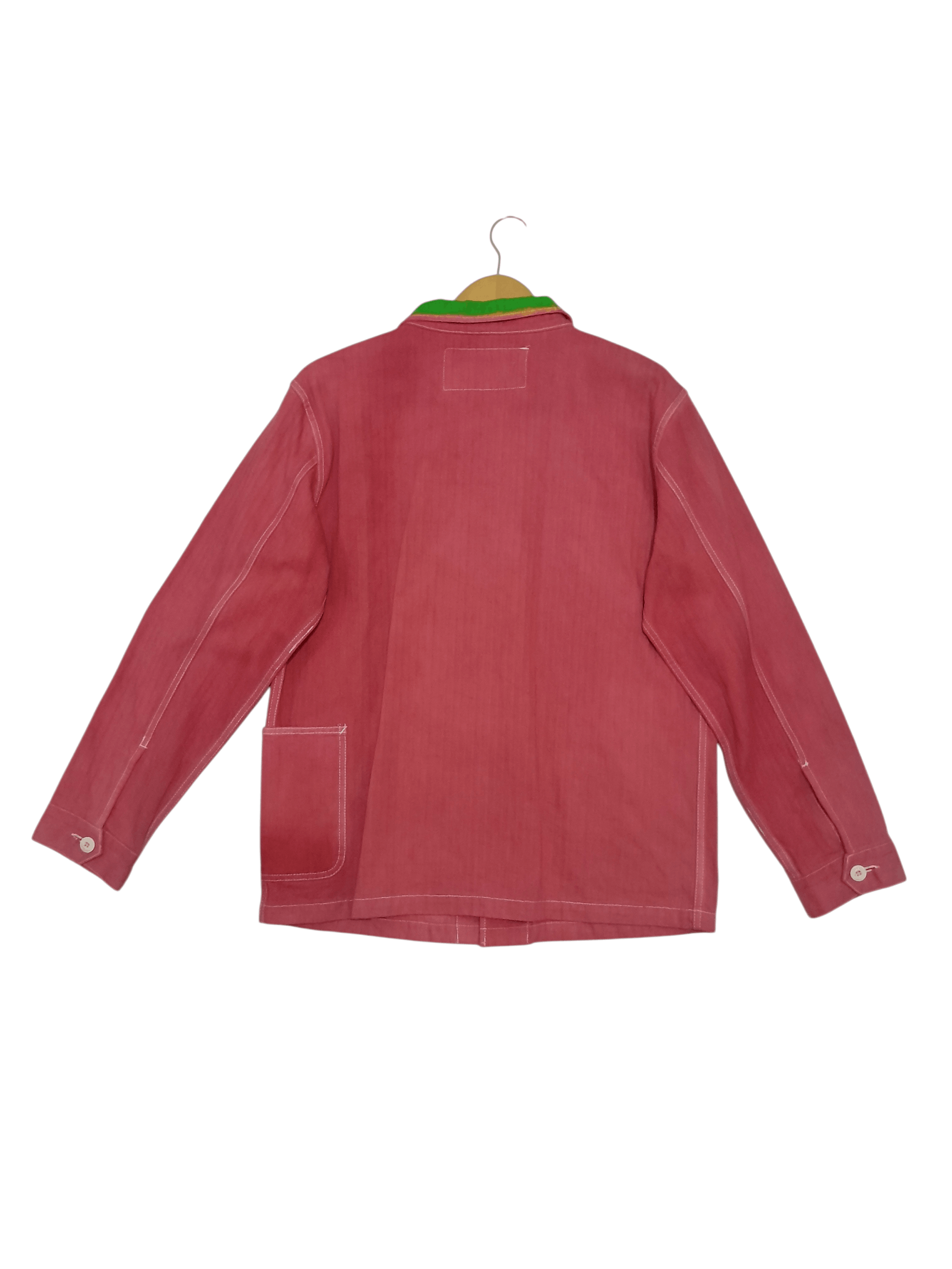 Japanese Brand Rare piece Leata uniform dyed chore jacket Size US XL / EU 56 / 4 - 2 Thumbnail
